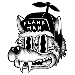 Flankman Tacos logo.